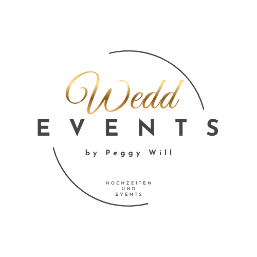 Wedd Events mit ringförmigem Rahmen Namensbezug Peggy Will Hochzeiten und Events